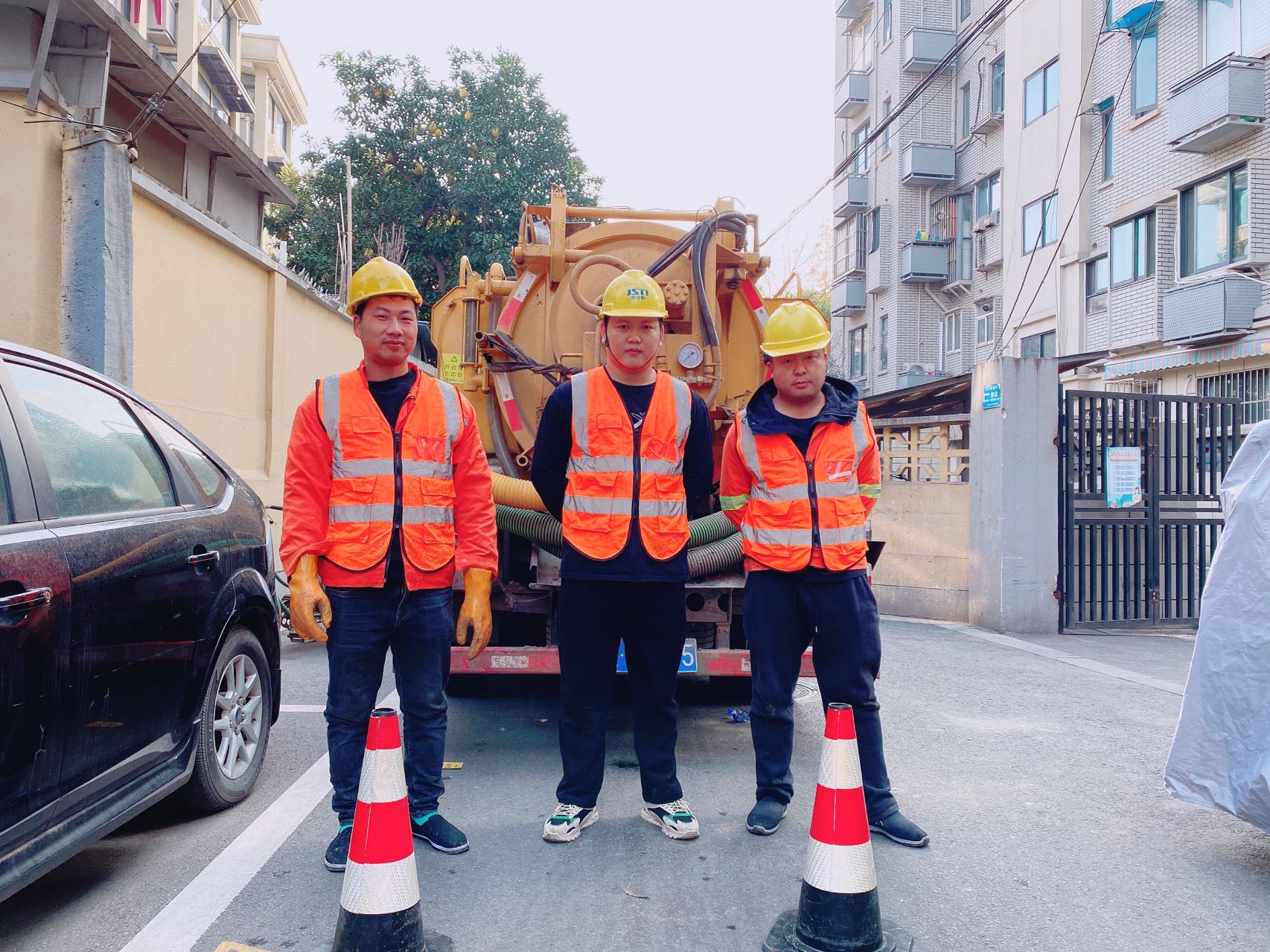 尧安新村南京某小区管道清淤检测施工